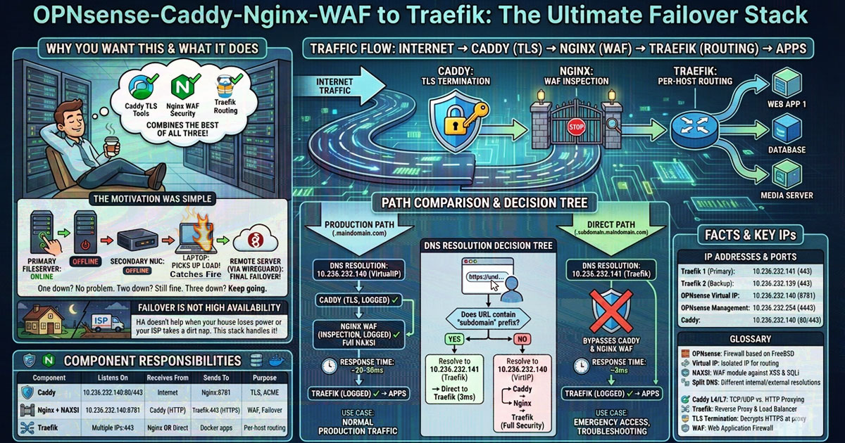 Transparent Nginx WAF on OPNsense